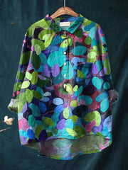 Estampado azul rey