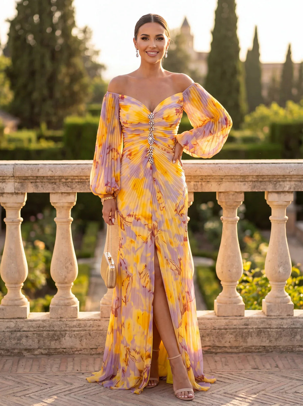 Amelia | Vestido elegante de escote en V