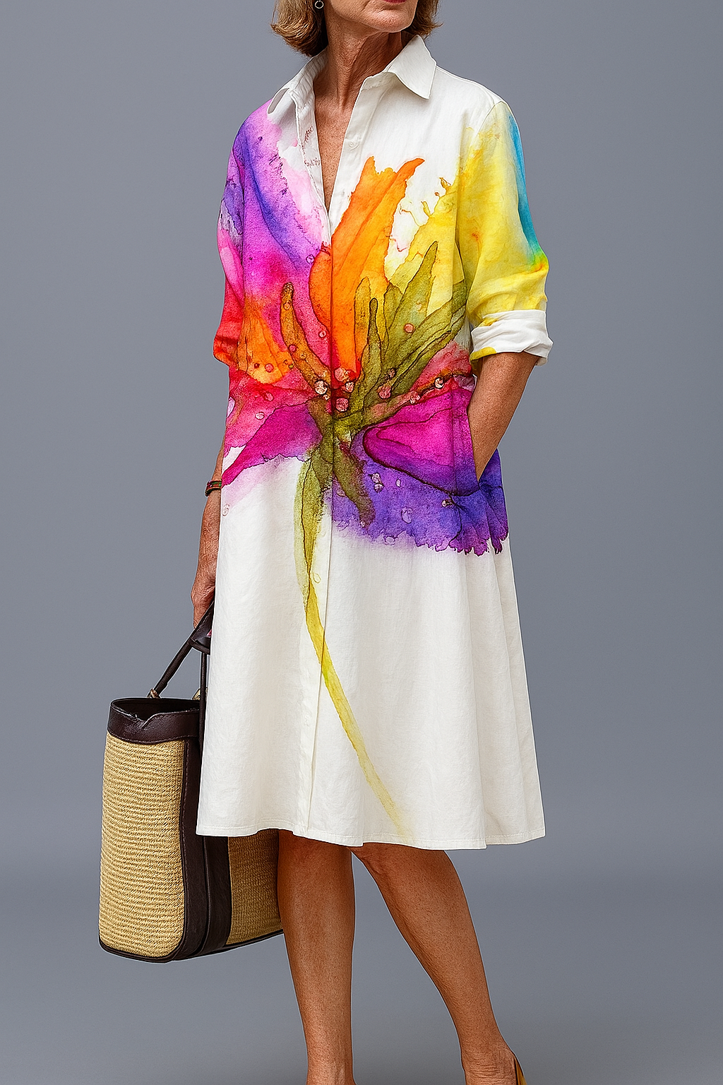 Bridget | Vestido midi floral
