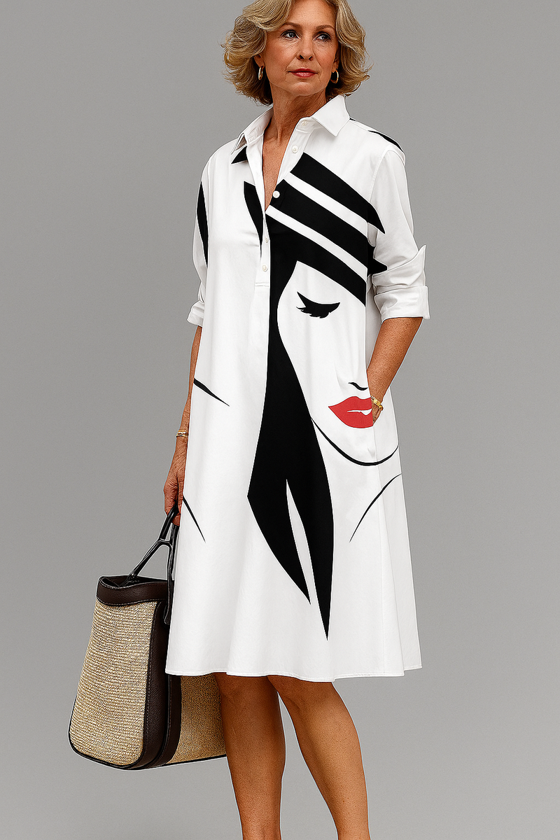 Yvette | Vestido midi elegante