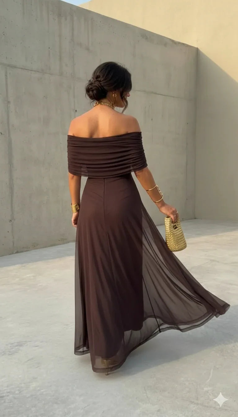 Uma | Vestido largo de caída fluida · Vista 2
