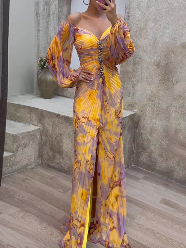 Amelia | Vestido elegante de escote en V · Vista 2