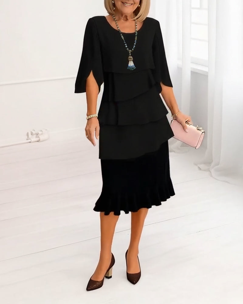 Patricia | Vestido con volantes · Vista 2