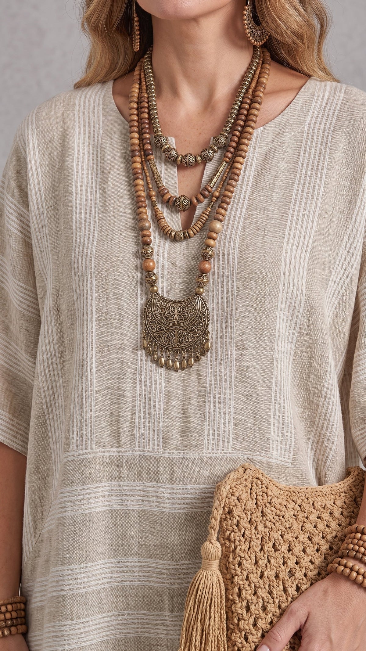 Iluma | Conjunto holgado de estilo bohemio