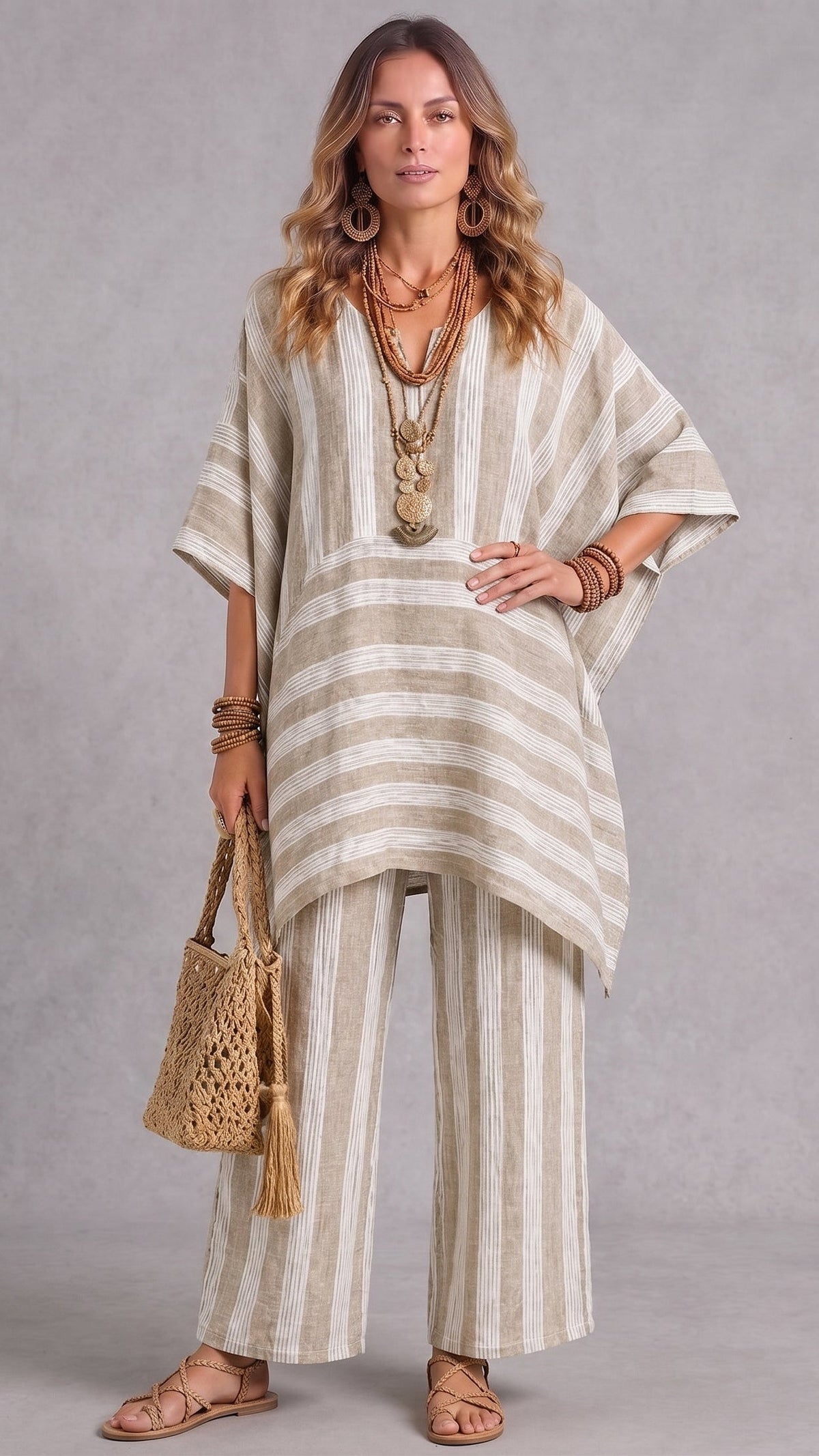 Iluma | Conjunto holgado de estilo bohemio