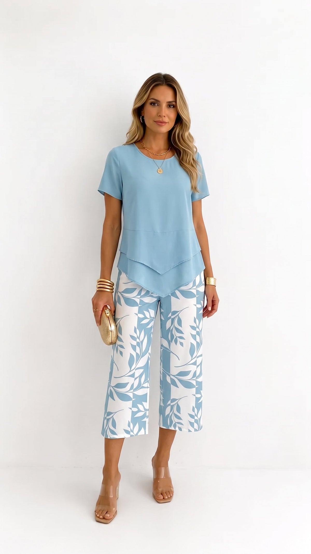 Marina | Conjunto de estampado botánico