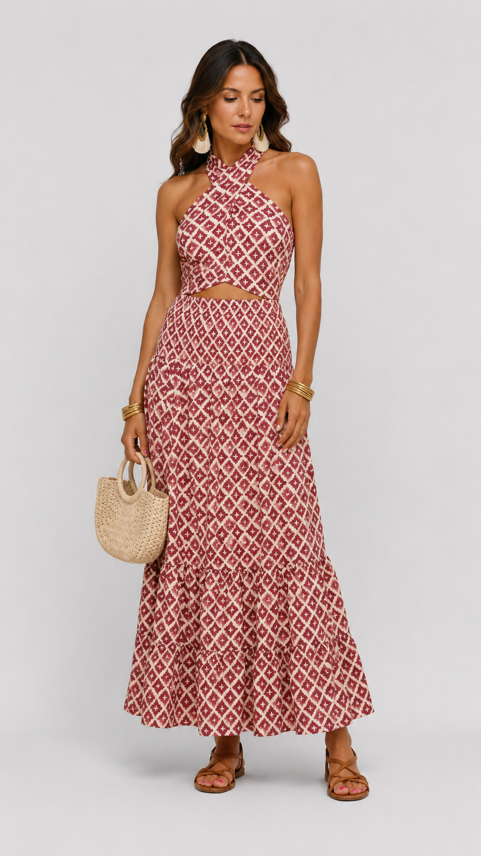 Elsa | Conjunto de top y falda de talle alto