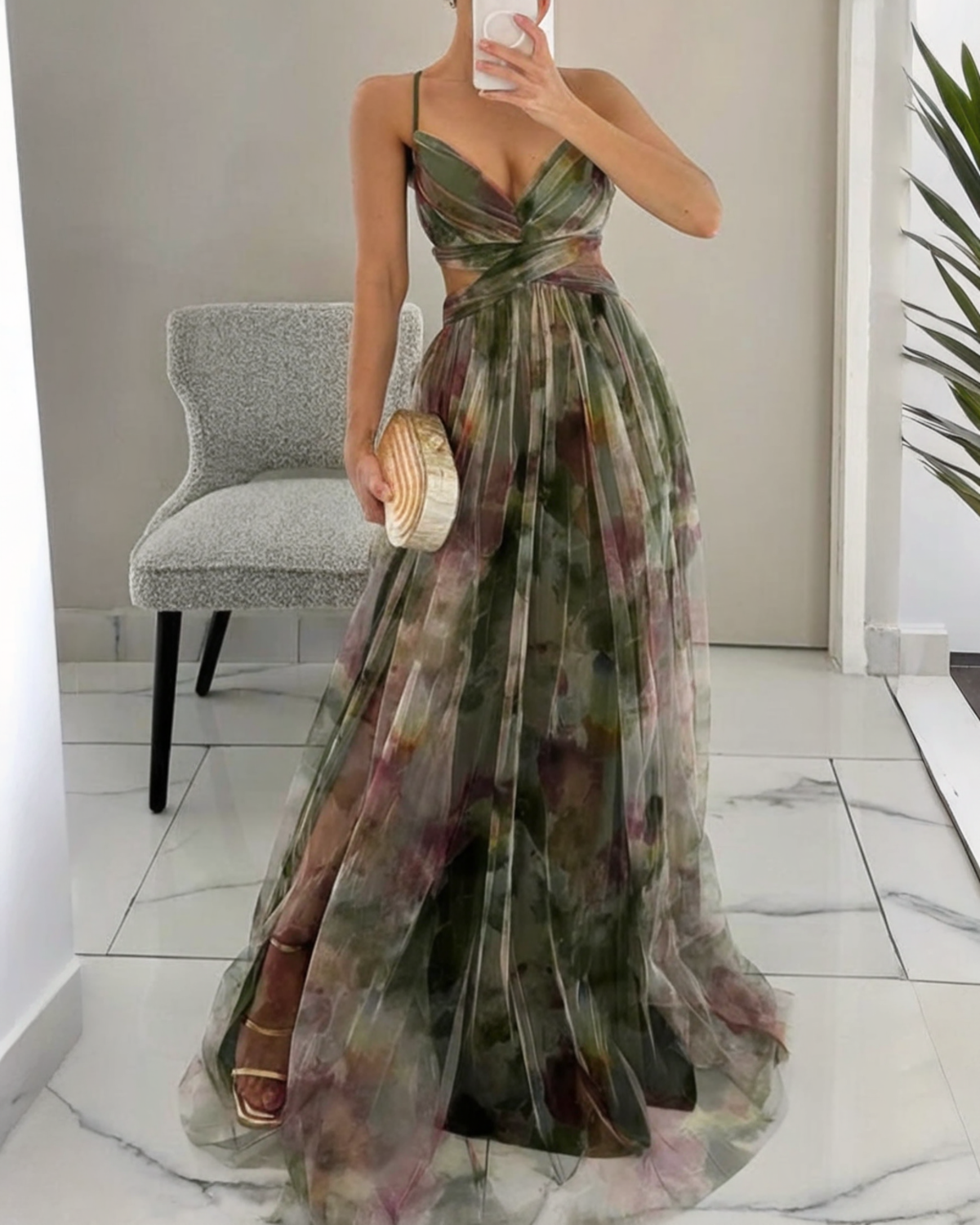 Rosa | Vestido largo floral · Vista 6