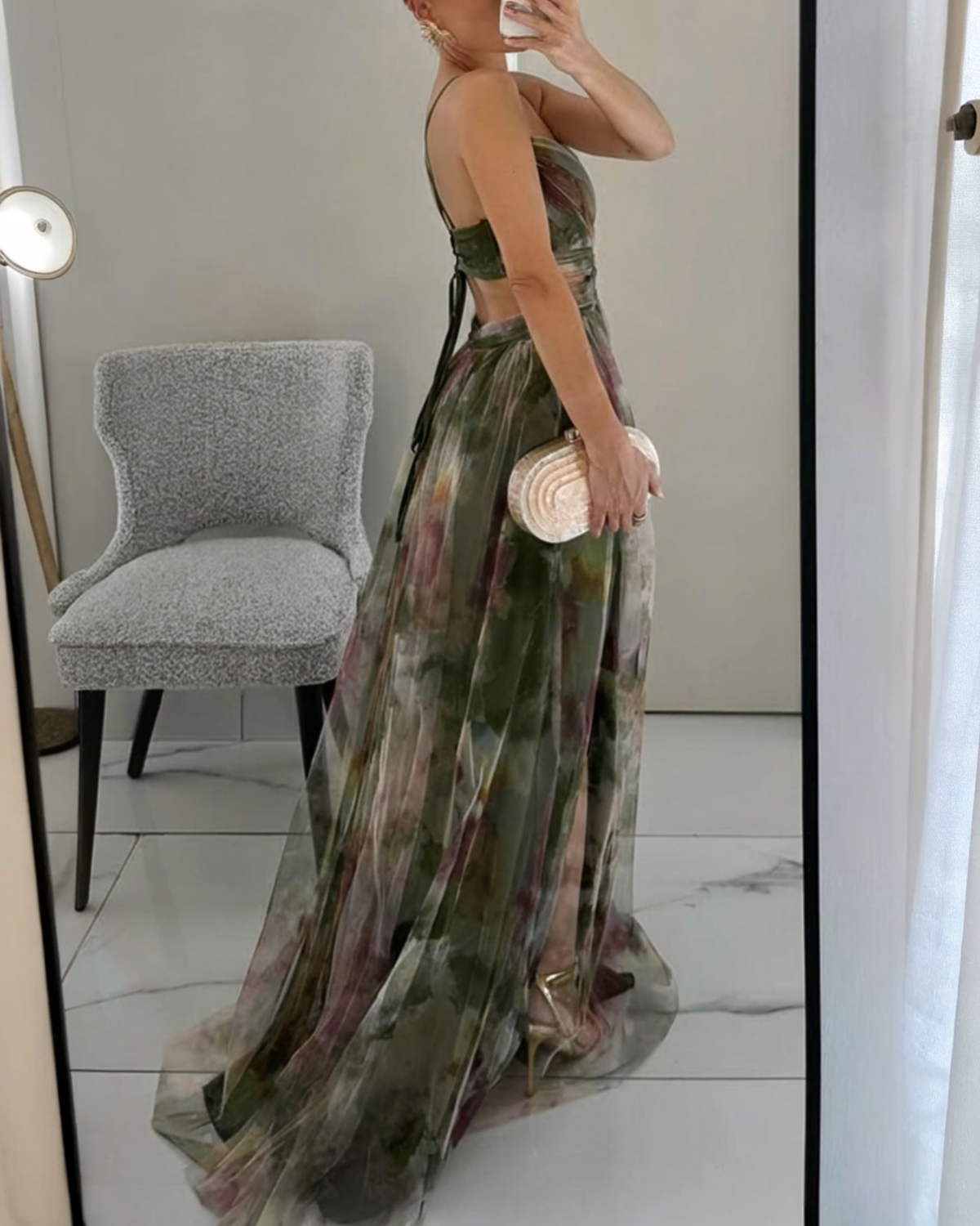 Rosa | Vestido largo floral · Vista 7