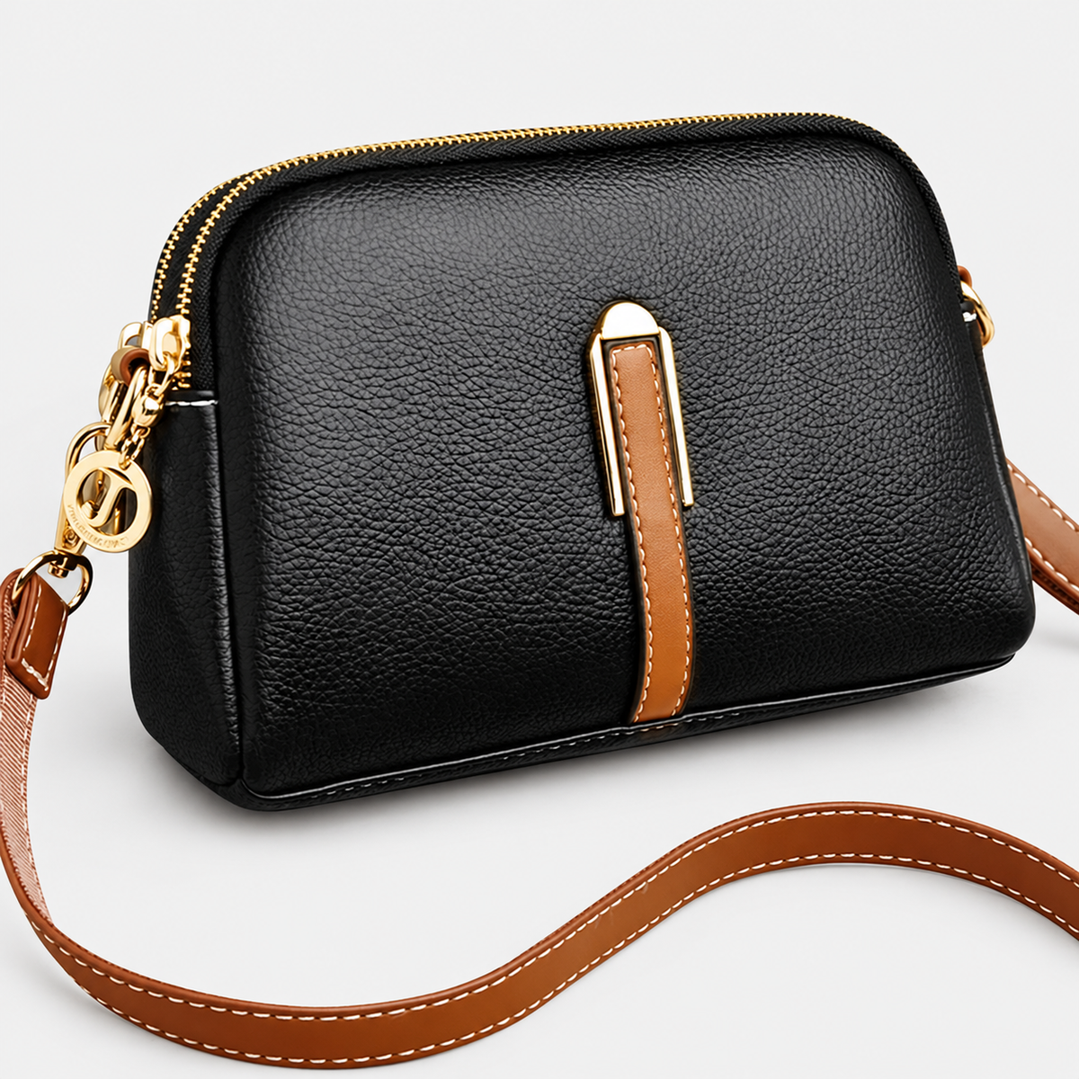 Bolso de hombro de diseño clásico