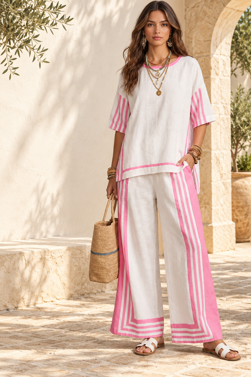 Dova | Conjunto de algodón y lino · Fotografía editorial ALMA LIORA, imagen editada