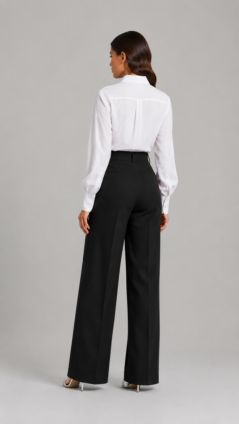 Palazzo | Pantalón fluido de talle alto