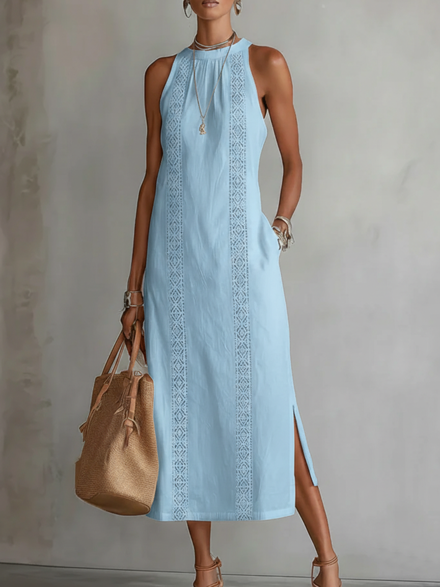 Sofia | Vestido midi con cuello mao · Vista 8