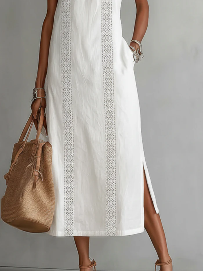 Sofia | Vestido midi con cuello mao · Vista 2