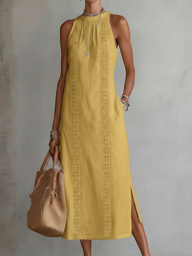 Sofia | Vestido midi con cuello mao · Vista 6