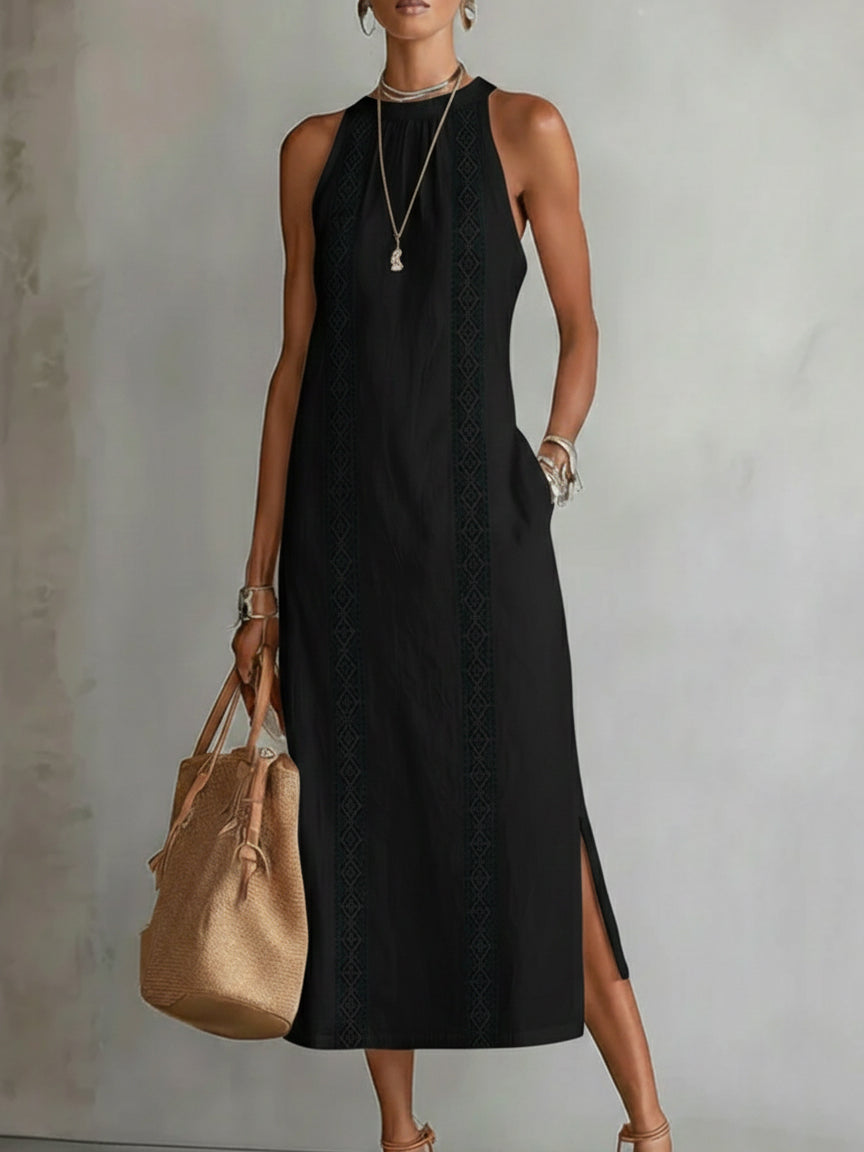Sofia | Vestido midi con cuello mao · Vista 9