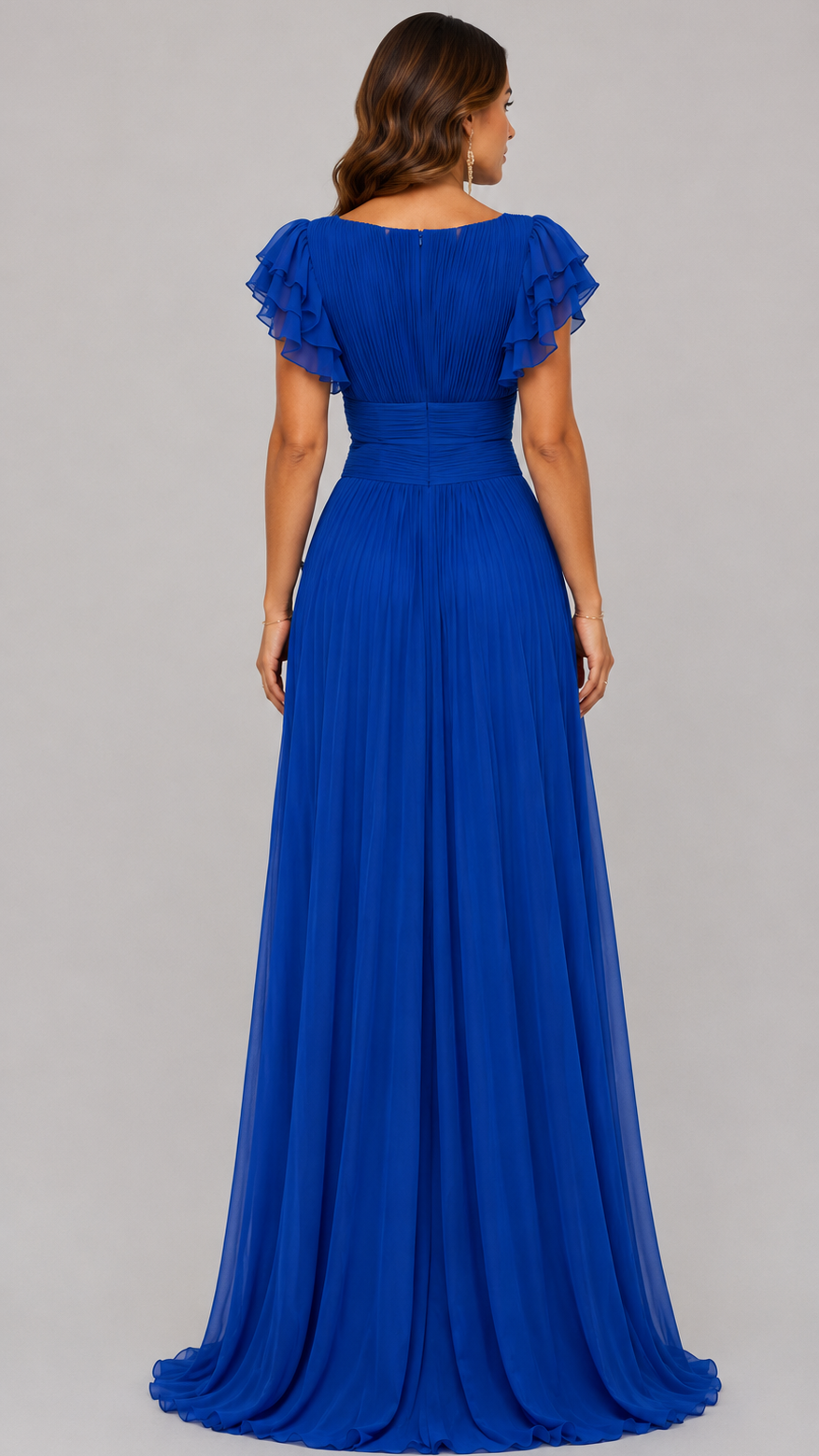 Samanta | Vestido fluido con pliegues