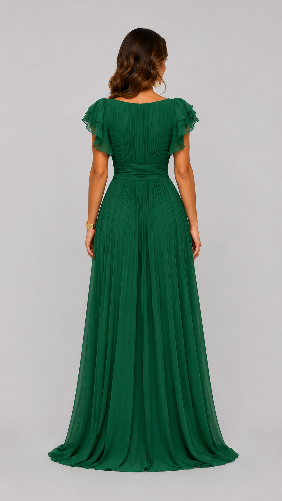 Samanta | Vestido fluido con pliegues