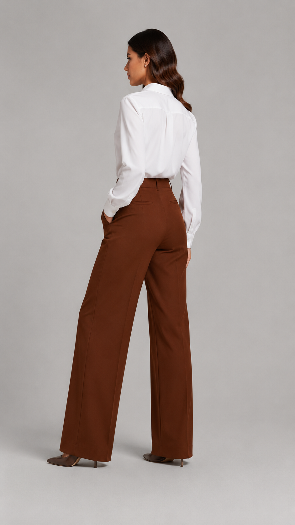 Palazzo | Pantalón fluido de talle alto